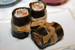 変わり昆布巻きの写真(長野県佐久市)