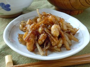 大豆とゴボウの常備菜の写真(長野県佐久市)